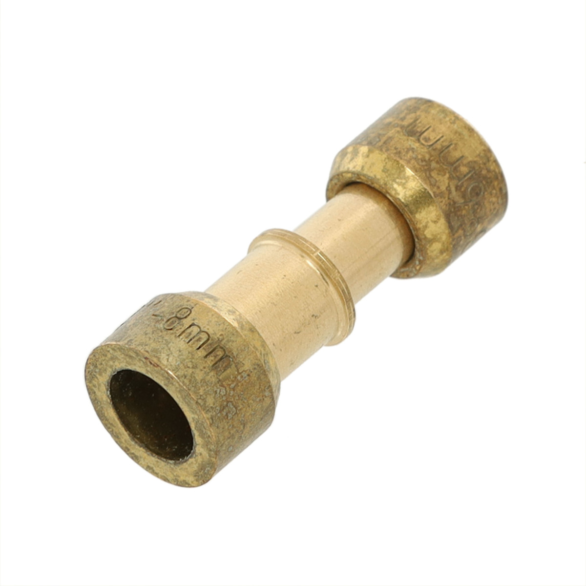 W11504420 - Genuine OEM Whirlpool Refrigerator Lokring Tube Coupler, 8Mm - 6Mm Brass Reducer